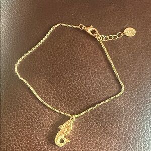 Gold Mermaid Charm Anklet